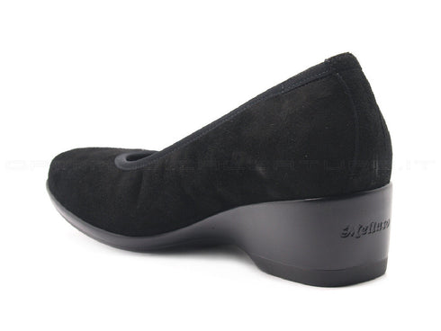 Melluso lady decoltè con zeppa donna nero